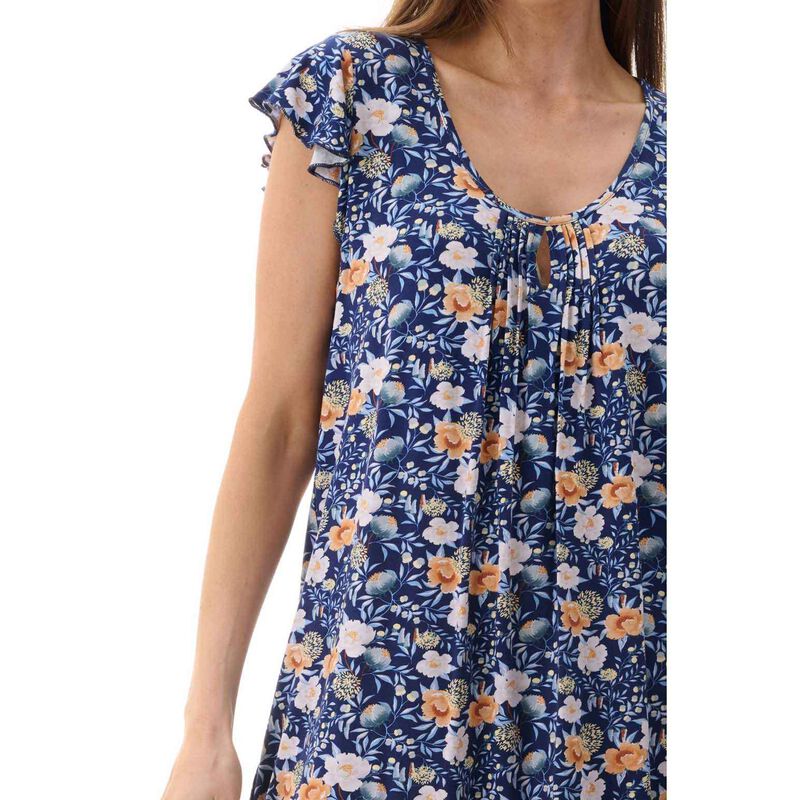 Givoni Sandra Flutter Sleeve Short Nightie image number 2